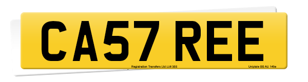 Registration number CA57 REE